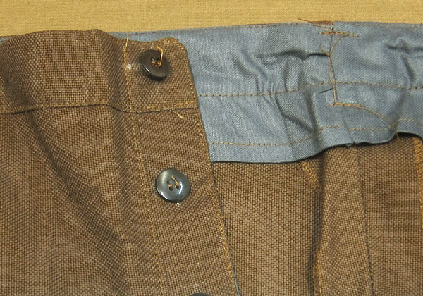 * Italy army plizna- work pants Brown dead stock §lovev§pt§c234 cotton canvas wa- car unused goods 