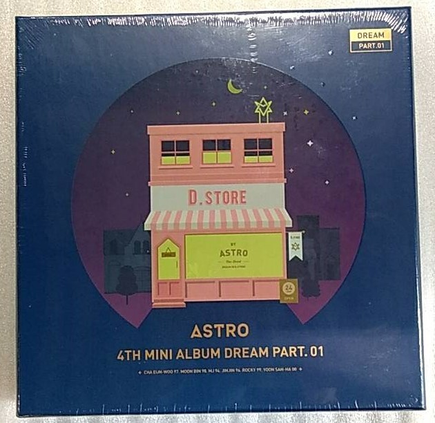 N0063●【SALE】ASTRO DREAM PART 01 4TH MINI ALBUM NIGHT Version アストロ 4集 ミニアルバム新品_画像1