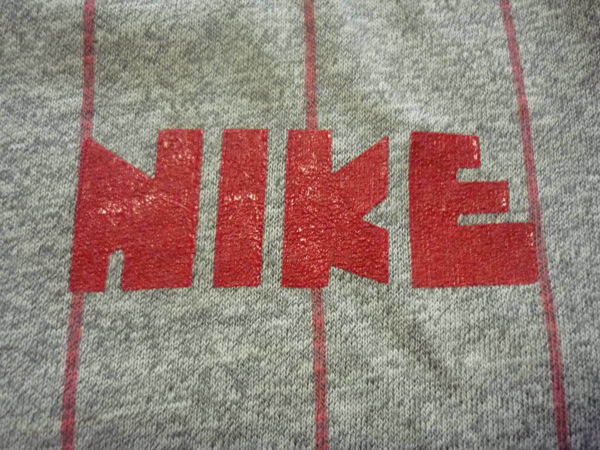 美品 70s ヴィンテージ USA製 NIKE ナイキ ヘンリーネック ベースボール Tシャツ 七分袖 カマボコ ゴツナイキ サイズMの画像3