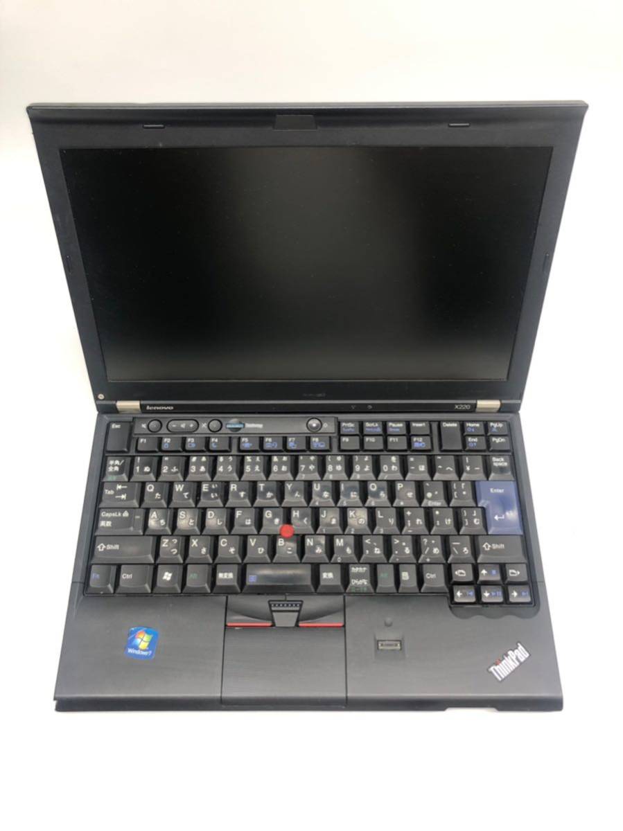 ジャンク品 Lenovo ThinkPad X220 Core i5-2520M@2.5GHz メモリ2GB/SSD128/BIOS通電確認済み_画像2