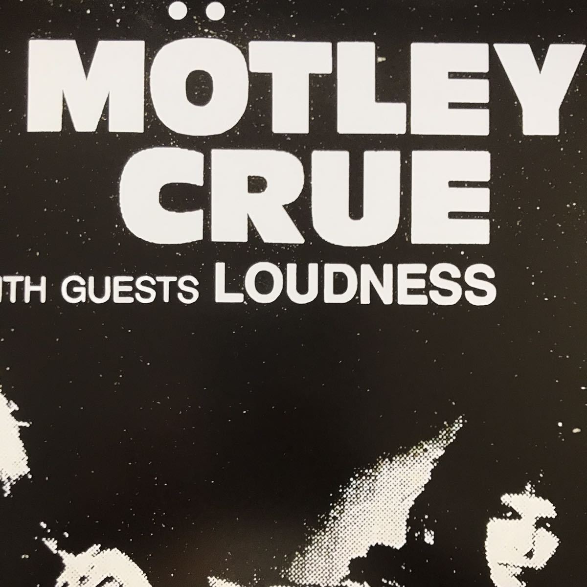  poster * Moto Lee * Crew with loud nes*Motley Crue 1985 *Loudness/LA metal 