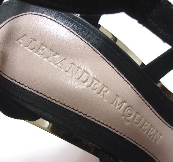  free shipping * new goods *ALEXANDER MCQUEEN* Alexander McQueen * sandals *37.5* Italy made * platform 