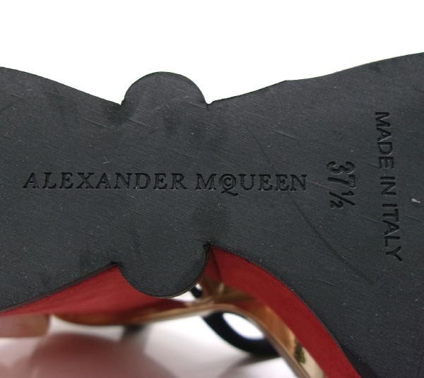  free shipping * new goods *ALEXANDER MCQUEEN* Alexander McQueen * sandals *37.5* Italy made * platform 