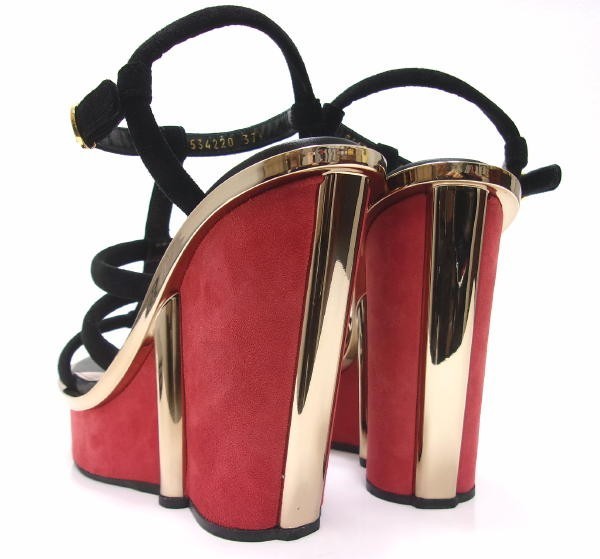  free shipping * new goods *ALEXANDER MCQUEEN* Alexander McQueen * sandals *37.5* Italy made * platform 