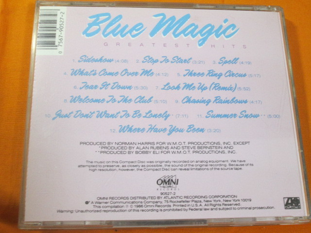♪♪♪ ブルー・マジック Blue Magic 『 Greatest Hits 』輸入盤 ♪♪♪_画像2