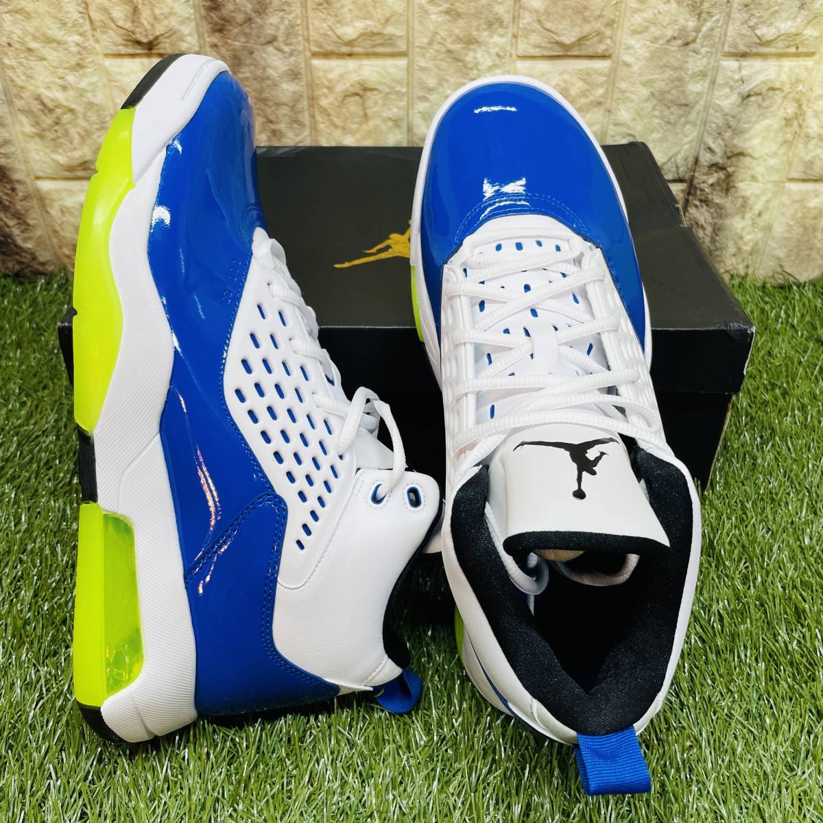 即決 ナイキ ジョーダン マキシン 200 Nike Jordan Maxin 200 メンズ スニーカー 白青黄 29.0cm 送料込み CD6107-400_画像5