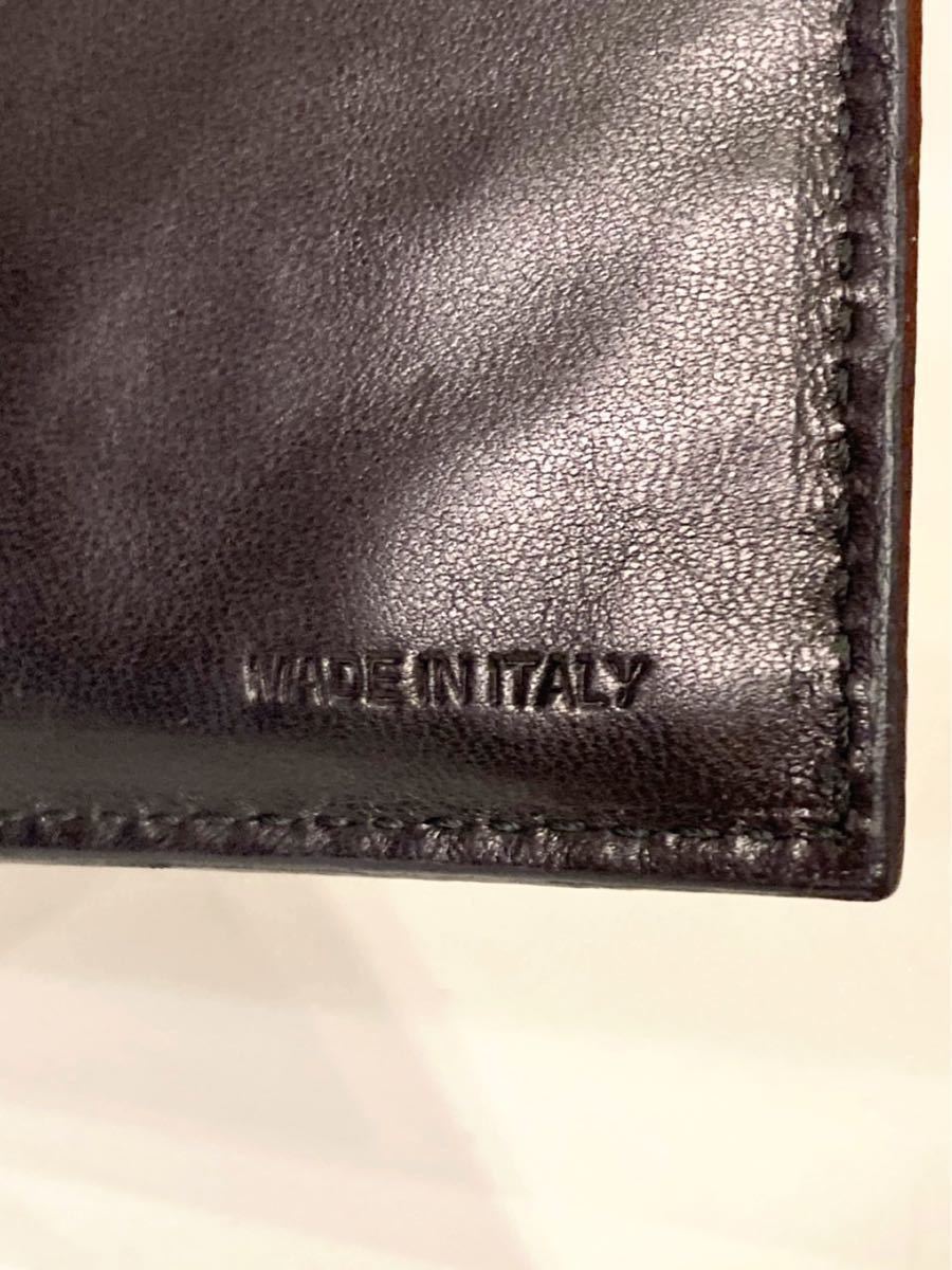 【美品 プラダ】リザードレザー 札入れ NERO