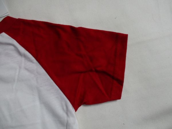 SF549【l'oignon】ロニオン　新品　ロゴエンボス加工　半袖　Tシャツ　男女児　白・赤　120_画像8