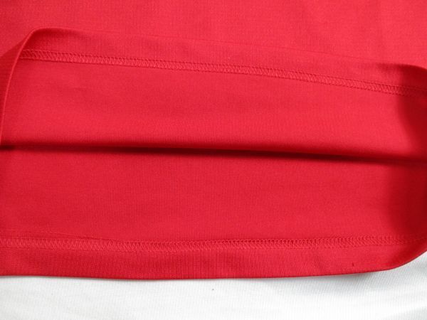 BB766[Champion] Champion спорт Logo принт короткий рукав футболка мужчина женщина . красный * чёрный 140