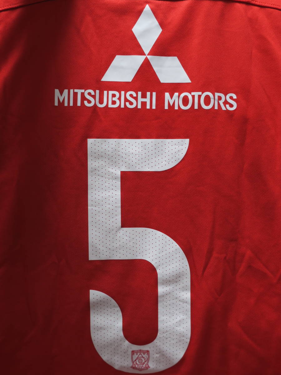 浦和レッズ #5 MAKINO 槙野智章 2016 ホーム ユニフォーム S ナイキ NIKE レッズ POLUS Jリーグ サッカー シャツ REDS_画像8