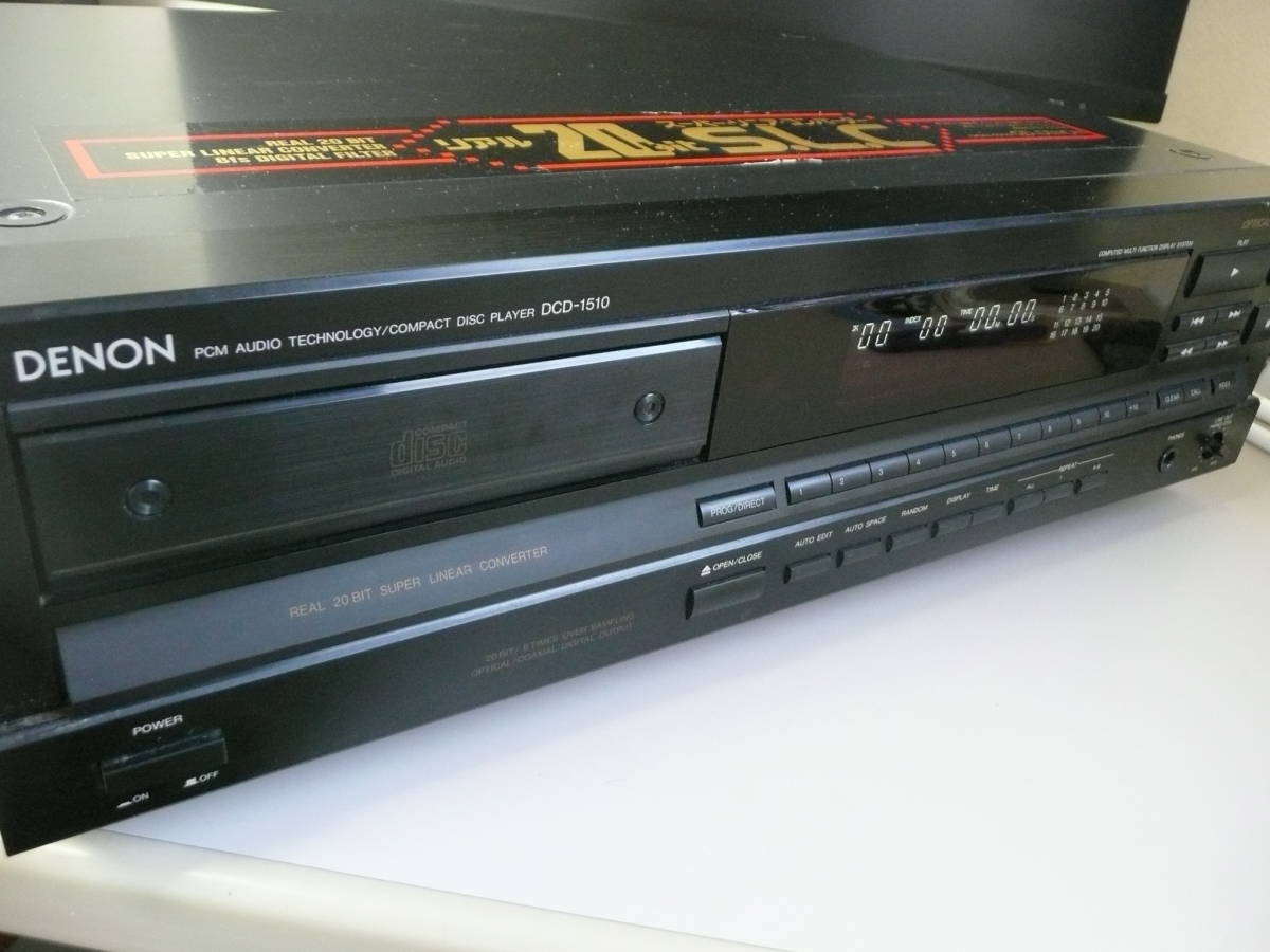 希少:日本コロムビア時代のDENON製-CDプレーヤー:DCD-1510(正常 希少:日本コロムビア時代のDENON製-CDプレーヤー:DCD-1510(正常
