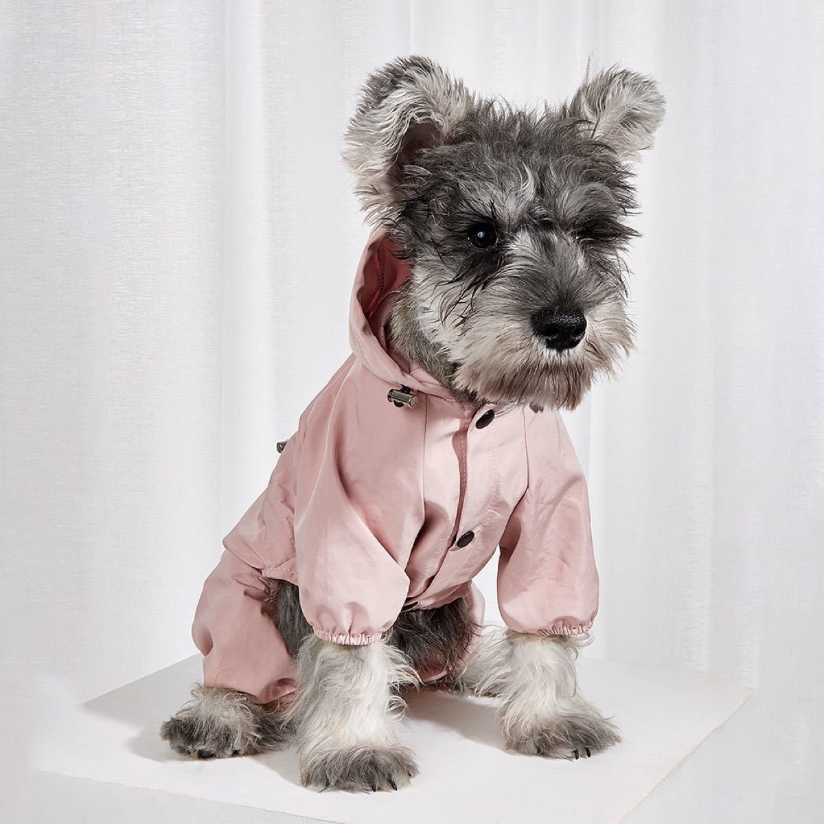 犬用 レインコート ポンチョ 防水犬の服 ペット用品 可愛い(ブルー、ピンク) ペット服 ドッグウェア 犬の服