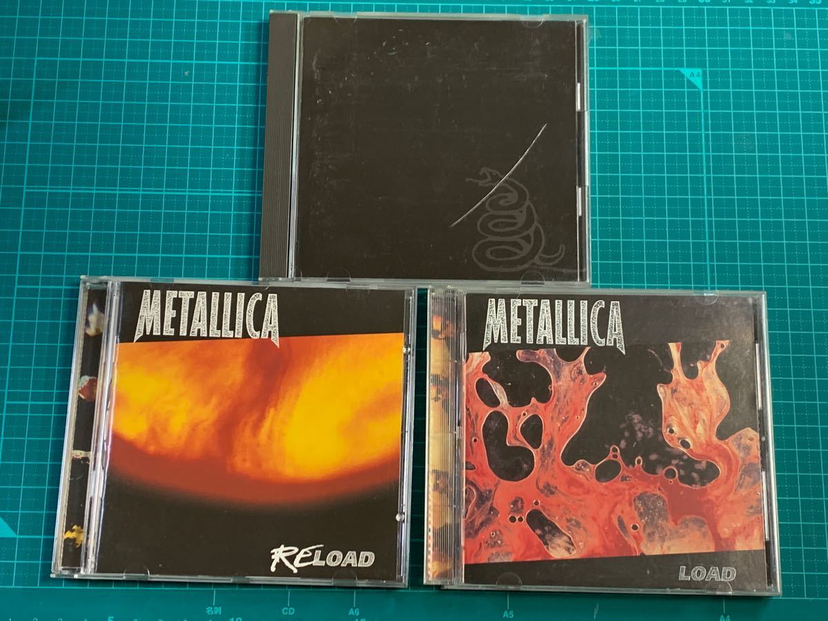 メタリカ、METALLICA アルバム3枚セット、その2、国内盤中古