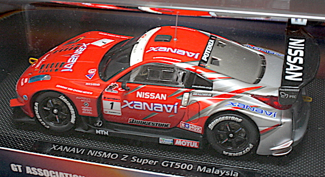 EBBRO エブロ 1/43【43722】NISSAN XANAVI NISMO Z SUPER GT 2005 MALAYSIA SILVER / RED_画像9