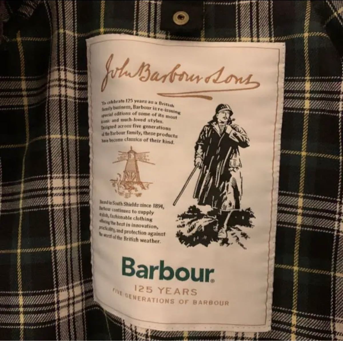 Barbour(バブアー)】125周年限定記念モデル|Yahoo!フリマ(旧 Barbour(バブアー)】125周年限定記念モデル|Yahoo!フリマ(旧