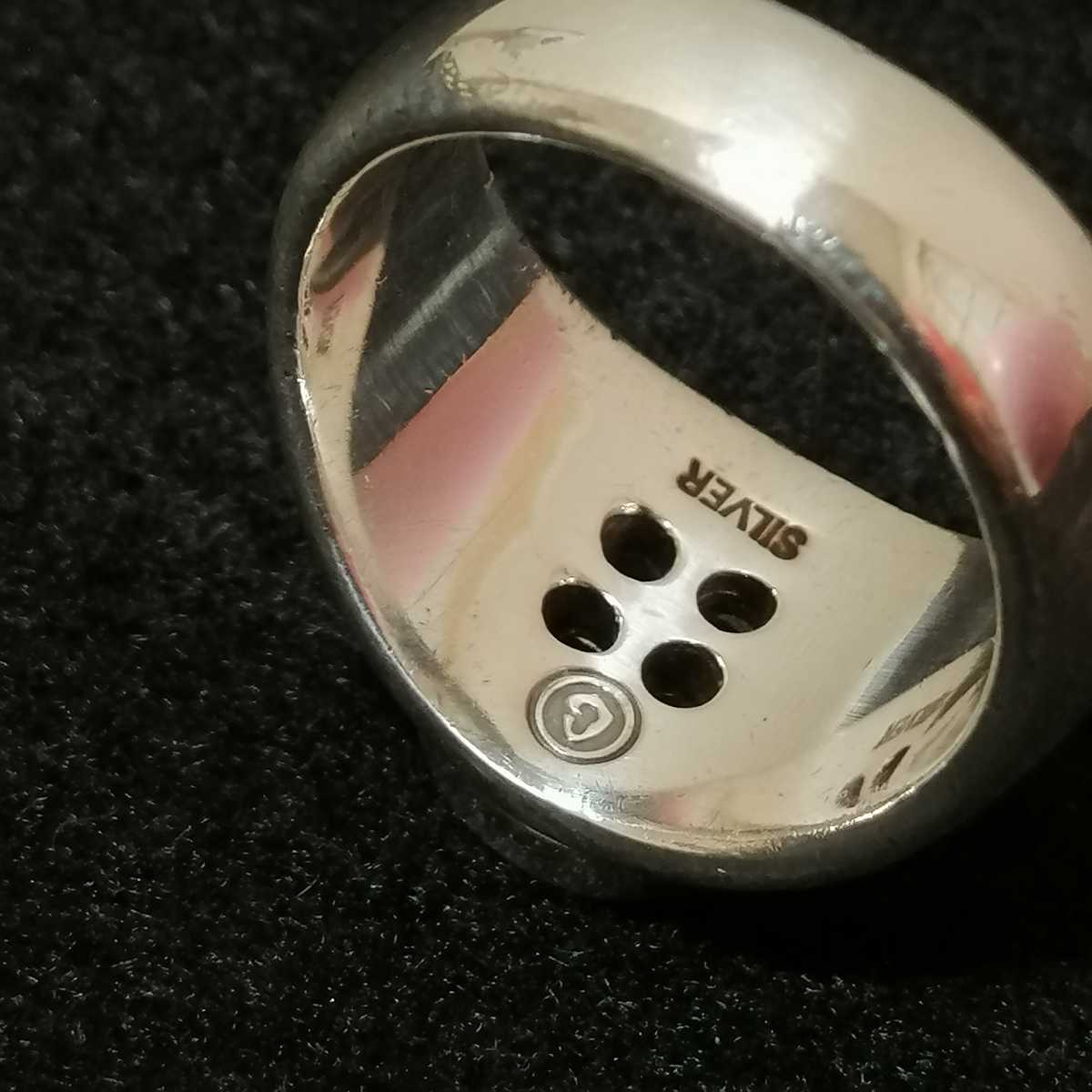 GARNI ガルニ 希少廃盤品 ボタンリング 指輪 18号 silver925/シルバー925