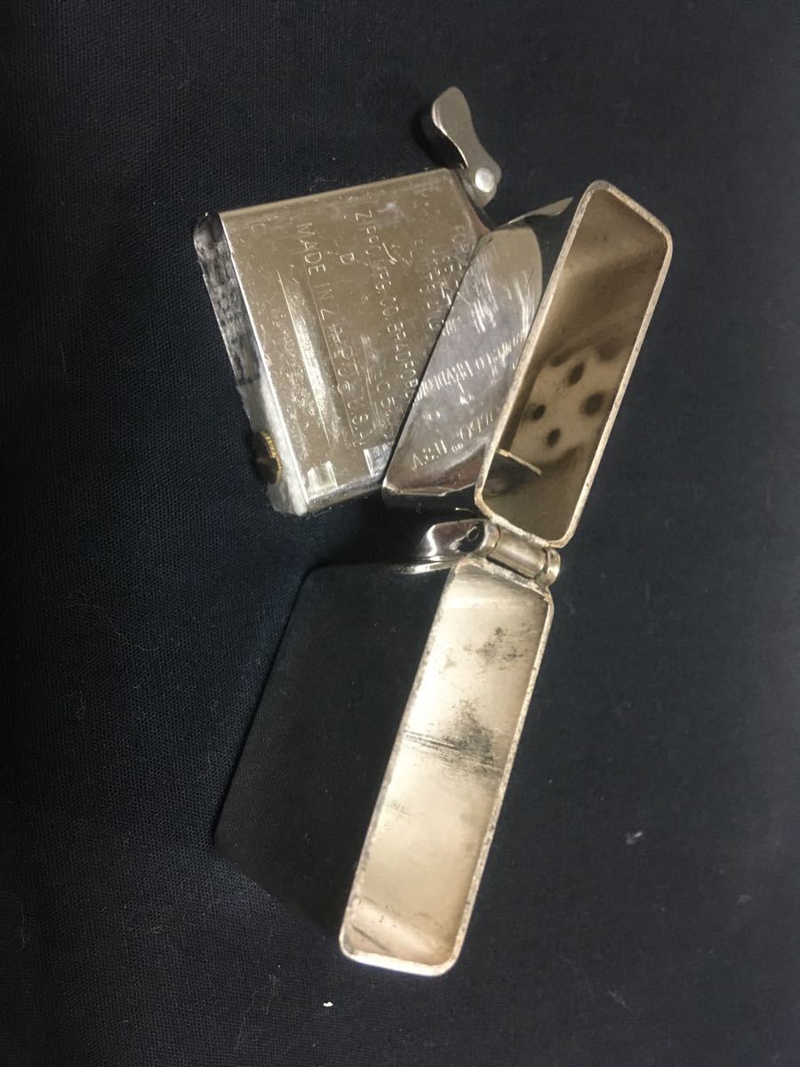 silver925 純銀　中身はzippo