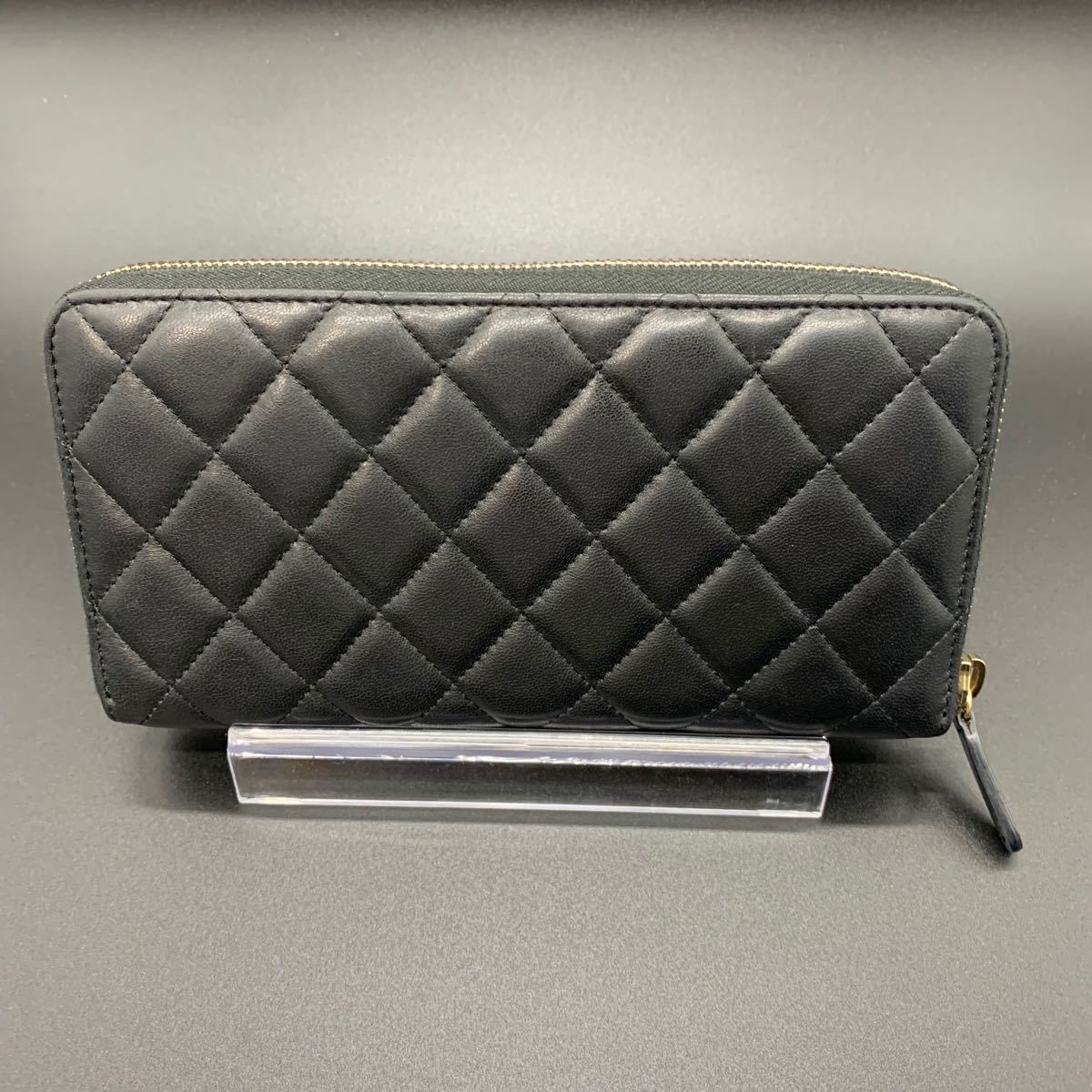CHANEL シャネル マトラッセ ラウンドファスナー 長財布 CHANEL シャネル マトラッセ ラウンドファスナー 長財布