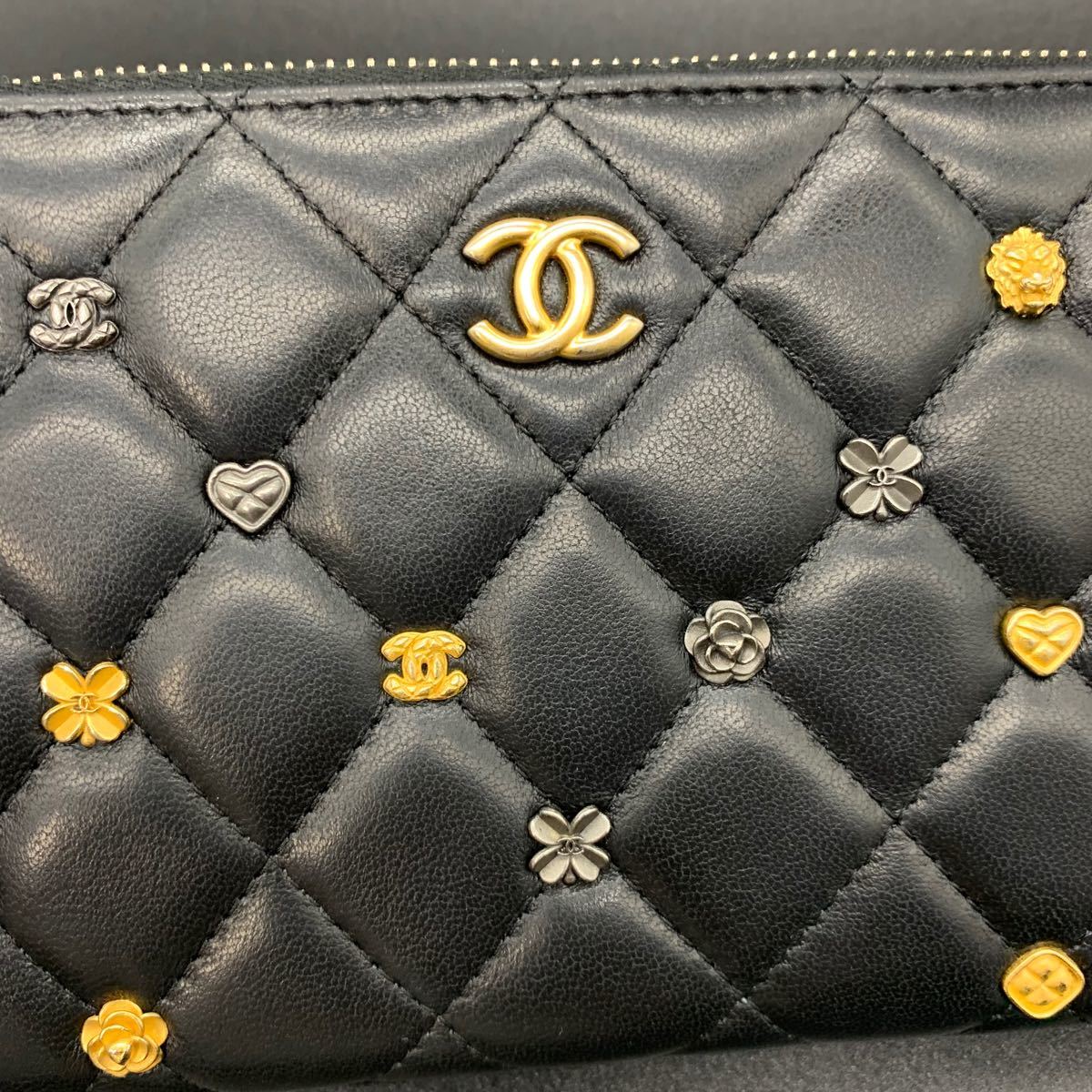 CHANEL シャネル マトラッセ ラウンドファスナー 長財布 CHANEL シャネル マトラッセ ラウンドファスナー 長財布