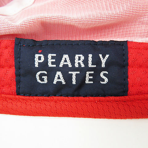 【即決】PEARLY GATES パーリーゲイツ キャップ 刺繍 レッド系 FR [240001483169] ゴルフウェア メンズ_画像6