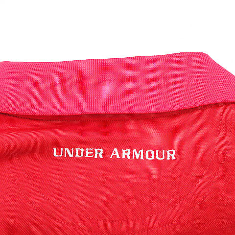 【即決】UNDER ARMOUR アンダーアーマー 半袖ポロシャツ レッド系 MD [240001487536] ゴルフウェア メンズ_画像4