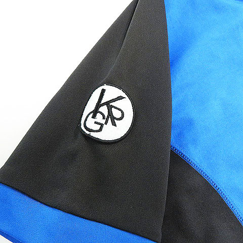【即決】KAPPA カッパ 半袖ジップジャケット ブルー系 M [240001503230] ゴルフウェア メンズ_画像4