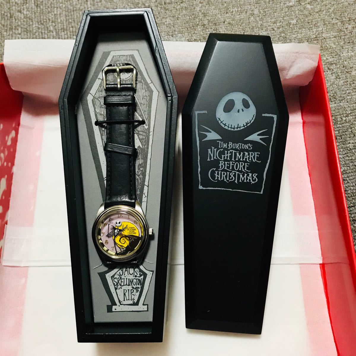激レア シリアルナンバー入り ディズニー FOSSIL ナイトメアビフォアクリスマス 5周年記念限定 リミテッドウォッチ 腕時計