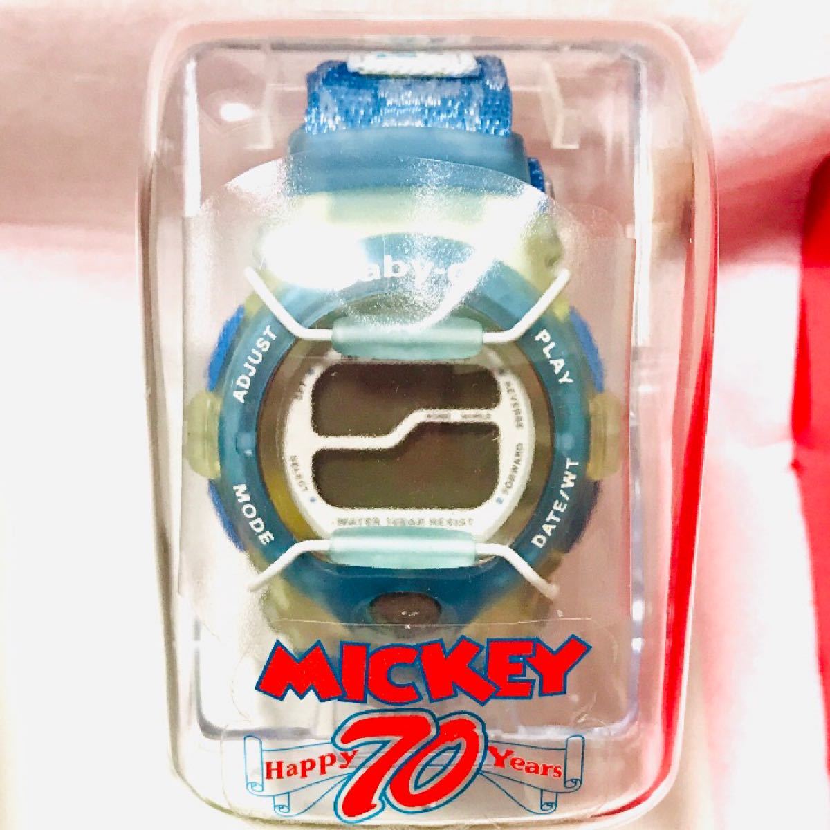 週末値下げ！激レア 1998年 ミッキーマウス 70周年記念 カシオ ベビーG トリッパー ブルー ディズニーストア限定 腕時計