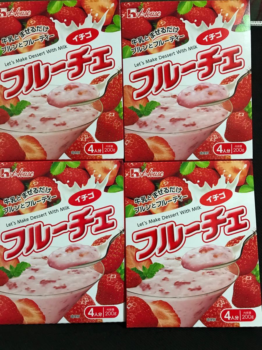 Paypayフリマ 牛乳とまぜるだけ フルーチェ イチゴ0g 4箱 Paypayフリマ 牛乳とまぜるだけ フルーチェ イチゴ0g 4箱