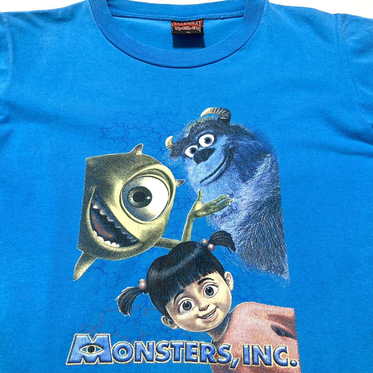 モンスターズ インク Monsters Inc Tシャツ ディズニー ピクサー キャラクター サリー マイク ブー 古着 Disney Pixar 映画 ビンテージ イラスト キャラクター 売買されたオークション情報 Yahooの商品情報をアーカイブ公開 オークファン Aucfan Com