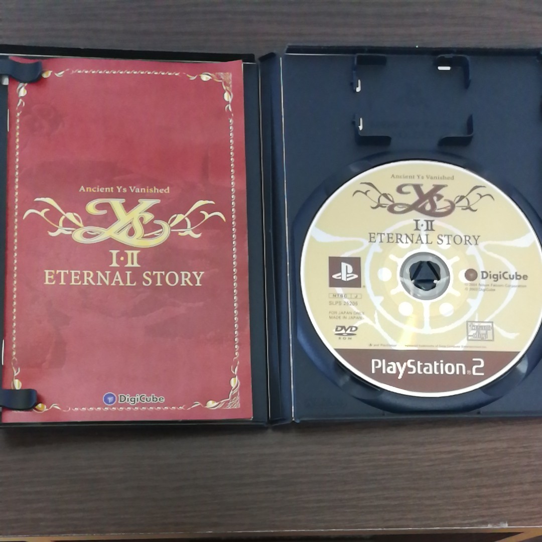 PS2イースⅠ、Ⅱ・イースⅢ・イースⅣ・イースナピシュテムの函4作品セット