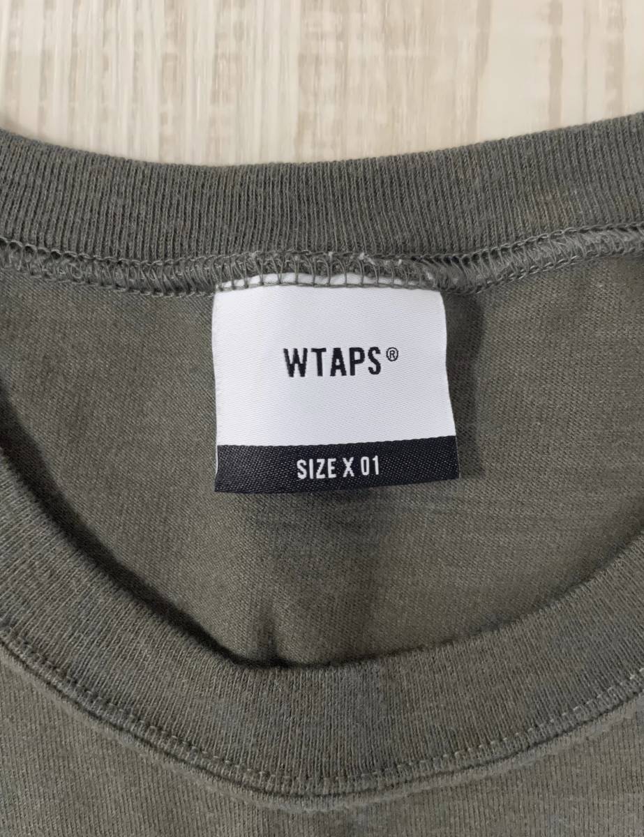 【2020AW EX41】WTAPS “ BLANK SS ” T SHIRTS OLIVE DRAB SMALL ／ ダブルタップス.DESCENDANT.ディセンダント.FPAR.GIP-STORE_画像3