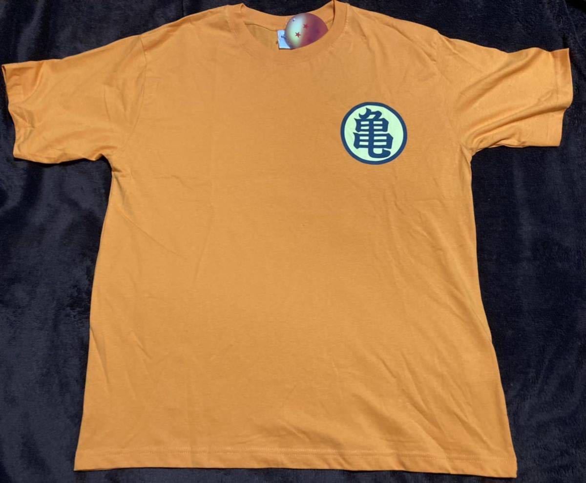 原作カラー】新品 ドラゴンボール 亀仙流 道着 亀マーク tシャツ 原作カラー】新品 ドラゴンボール 亀仙流 道着 亀マーク tシャツ