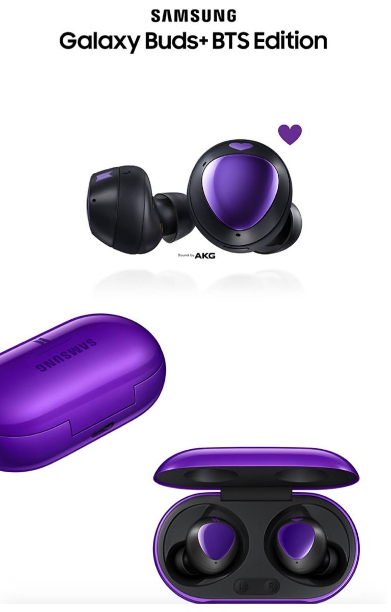 Galaxy Buds + BTS Bluetoothイヤホン SET-