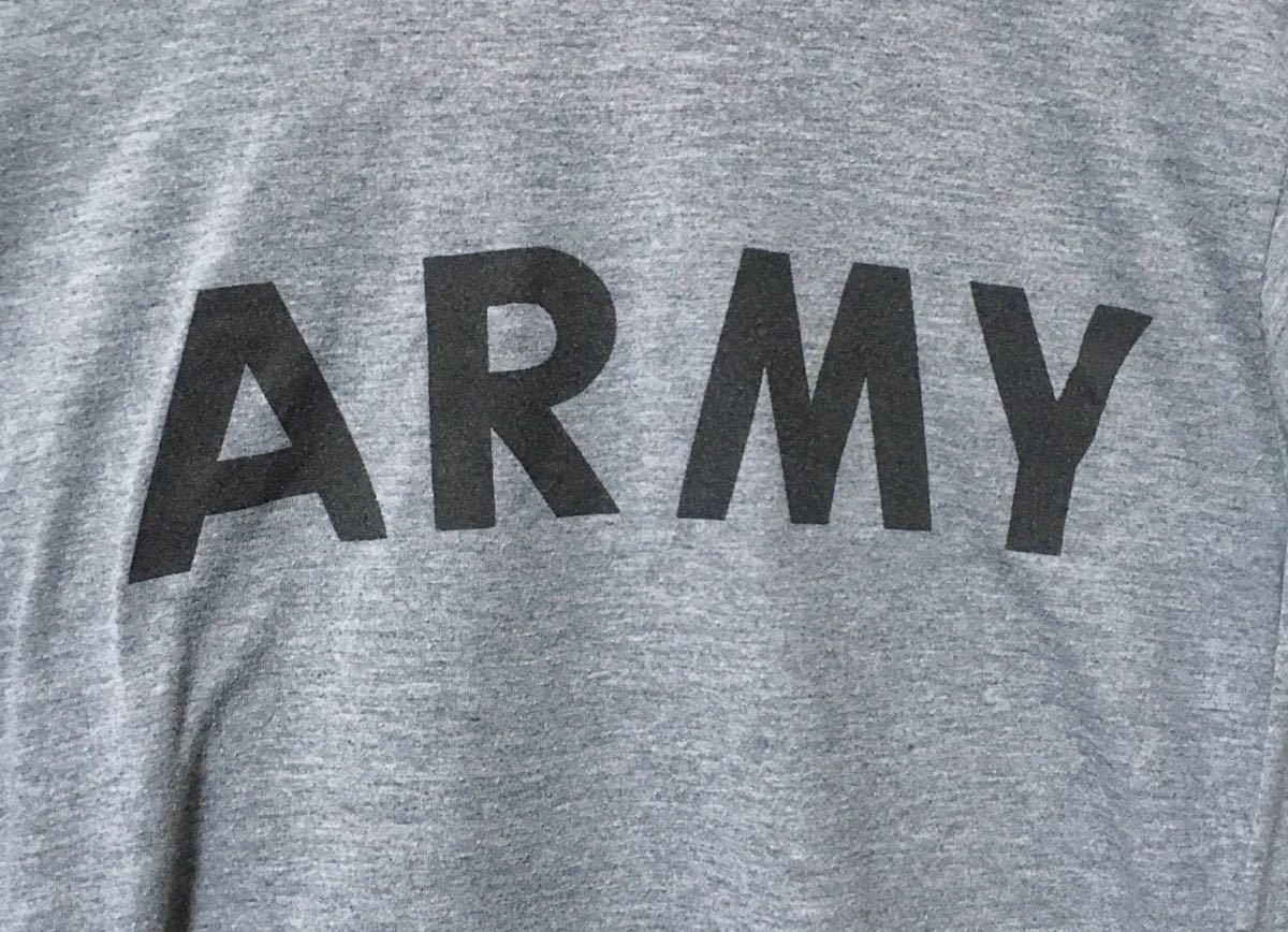 US ARMY ハイネックモックネック 長袖Tシャツ 両面リフレクタープリント サイズ S_画像4