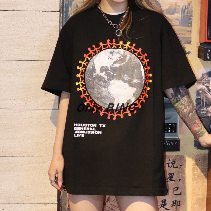 トラヴィススコット アストロワールド 地球 ツアーTシャツ 《L トラヴィススコット アストロワールド 地球 ツアーTシャツ 《L