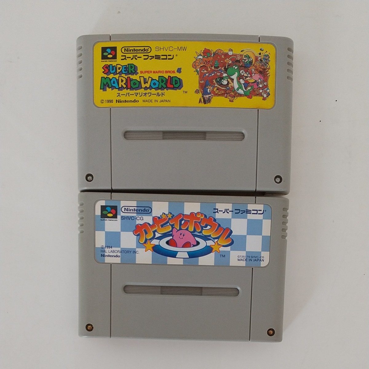 スーパーファミコン スーパーマリオワールド＆ カービィボウル