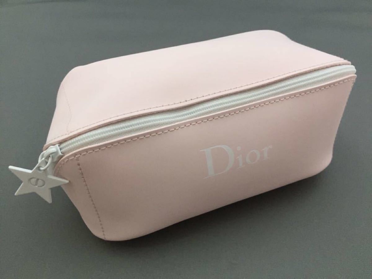 Dior コスメポーチ ノベルティ クリスチャンディオール ピンク 化粧ポーチ　非売品　即決　新品