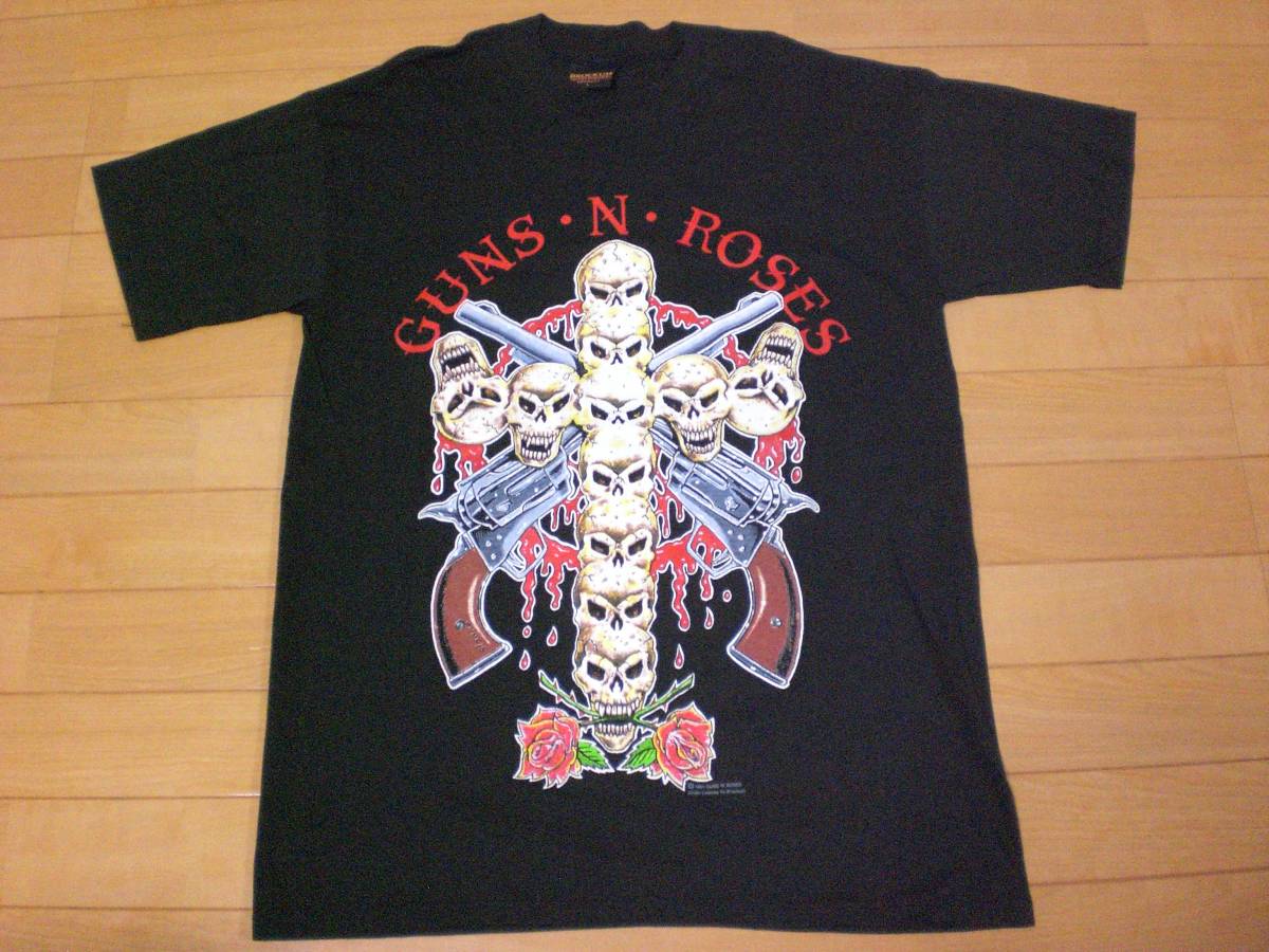 デッド 90s guns n roses tシャツ L made in usa Tシャツ/カットソー(半袖/袖なし) 【最安値】