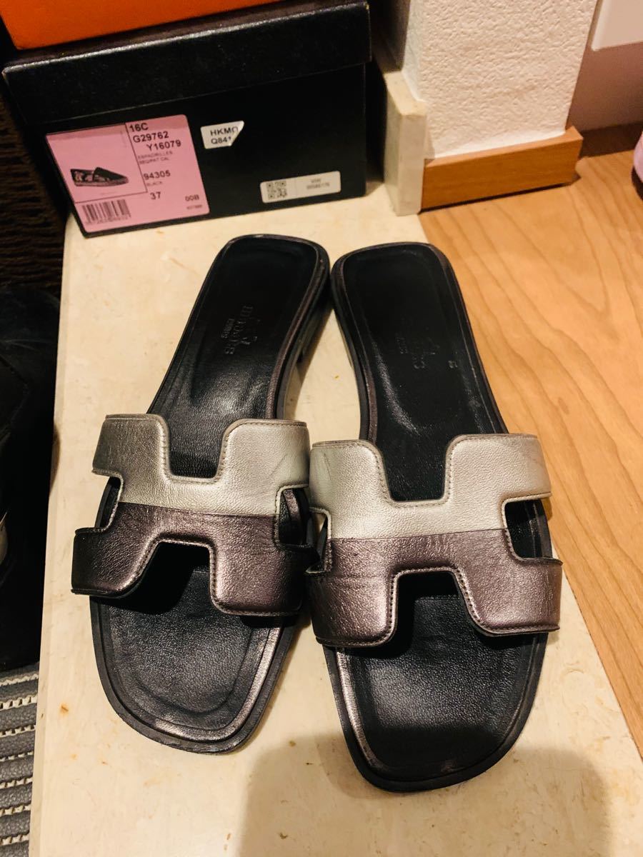エルメスサンダル ルイヴィトン シャネル fendi グッチ ブラウン HARUTA