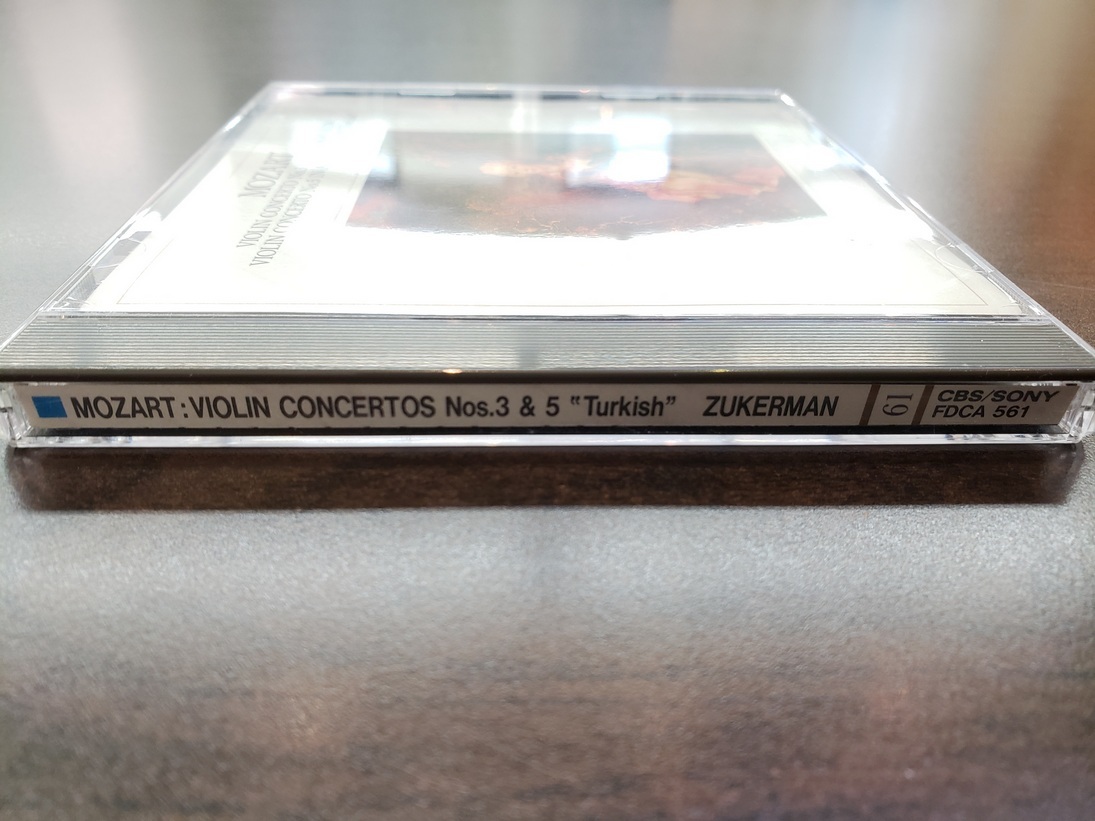 CD / MOZART : VIOLIN CONCERTO No.3 & 5 “Turkish” / 中古_画像3