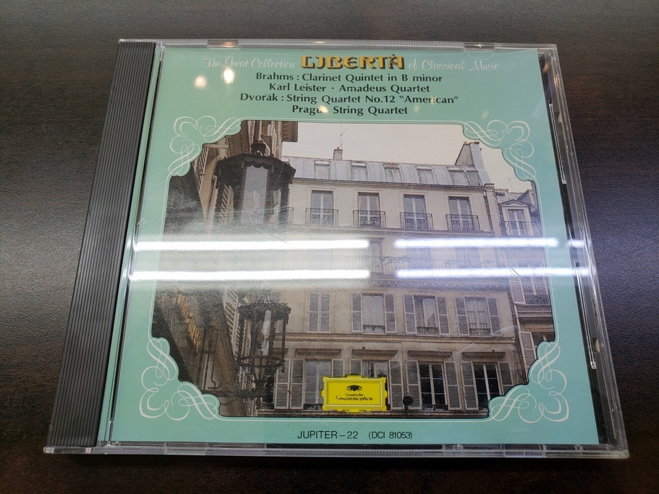 CD / BRAHMS : CLARINET QUINTET / DVORAK : STRING QUARTET “AMERICAN” / 中古_画像1