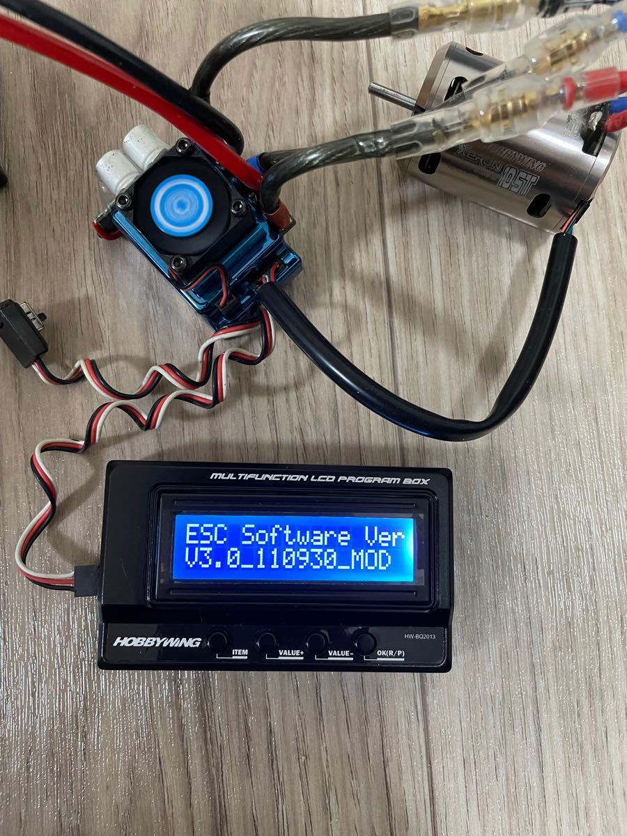 hobbywing XERUN120A V2 1 ブラシレスモーター ESC セッティング hobbywing XERUN120A V2 1 ブラシレスモーター ESC セッティング