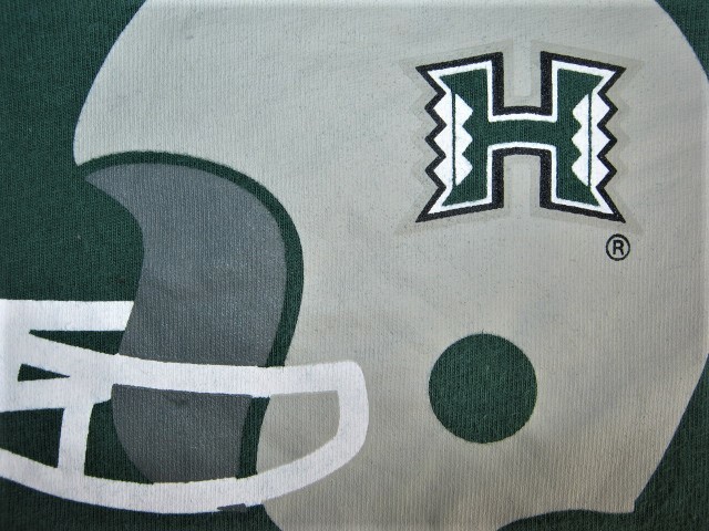 ★古着 ハワイ大学 UNIVERSITY OF HAWAII WARRIORS 長袖Tシャツ 八分袖 18M 18ヶ月 約70~80cmぐらい アメフト BABY ベビー服 KIDS 子供服★_画像8