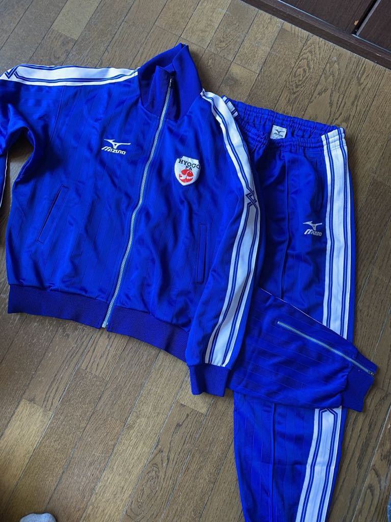 ミズノ 兵庫選抜 ジャージ 上下セット 実使用 サッカー 兵庫 選抜 国体