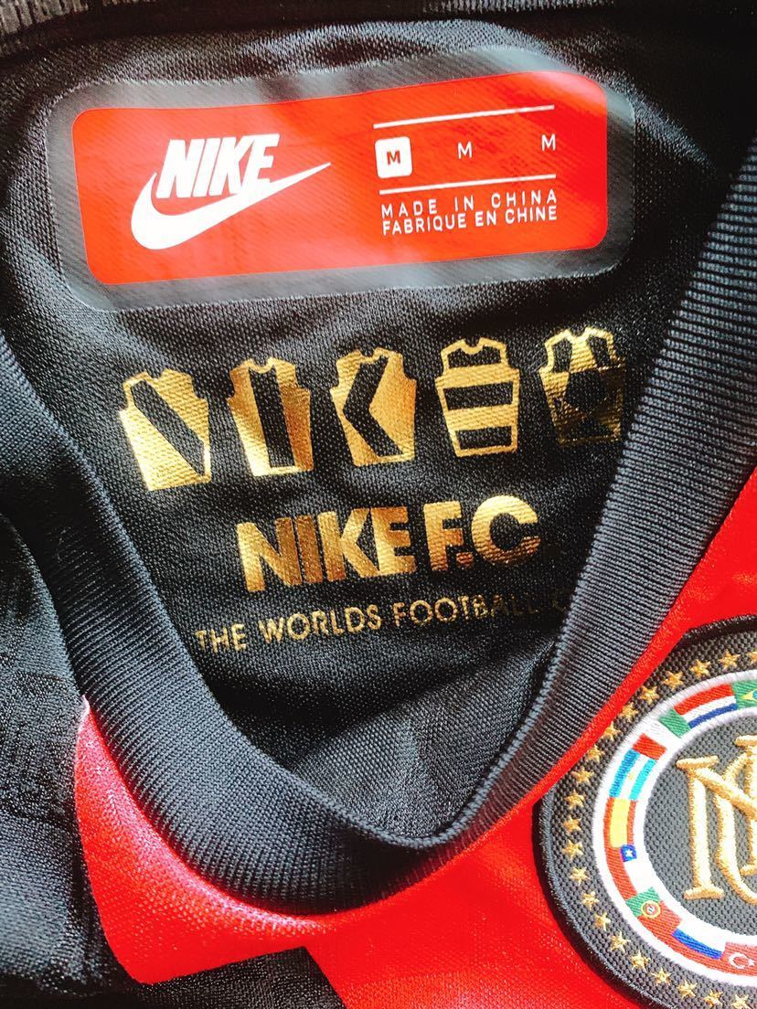 ナイキ NIKE 国旗 ユニフォーム サッカー NIKEFC NIKE FC 半袖 Tシャツ ゲームシャツ 美品 メンズ M 柄 フットサル スポーツ ウェア 速乾_画像6