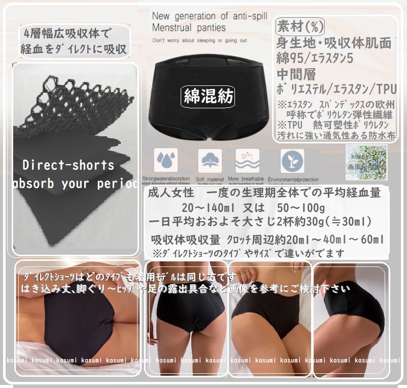 Paypayフリマ S 綿混紡 黒 ナプキンがいらない生理パンツ ナプキン不要サニタリーショーツ 防水布 月経 夜 生理用品 Paypayフリマ S 綿混紡 黒 ナプキンがいらない生理パンツ ナプキン不要サニタリーショーツ 防水布 月経 夜 生理用品