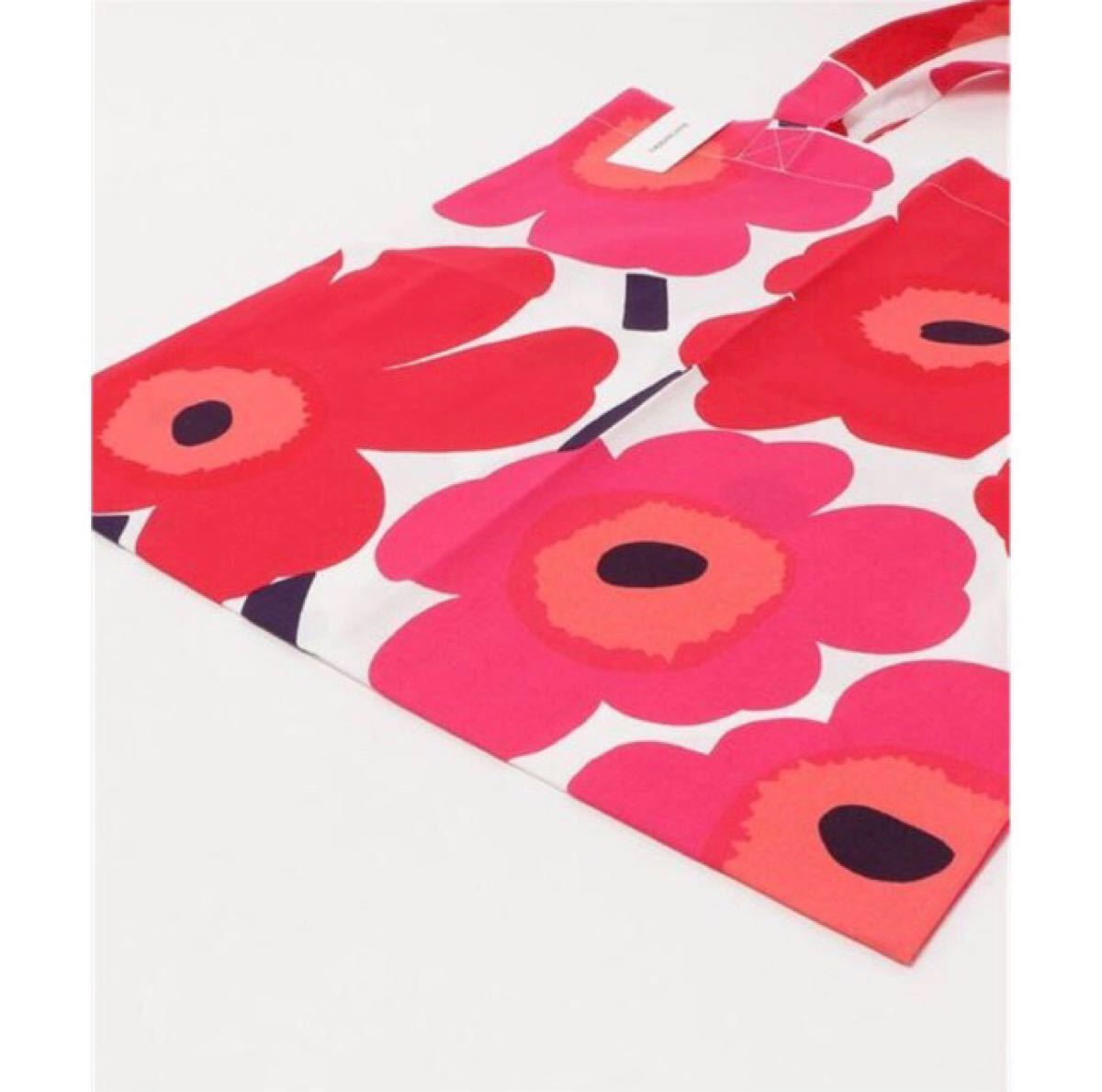 【未使用品】マリメッコ marimekko 綿素材トートバッグ ウニッコ 花柄 レディース エコバッグ PENI UNIKKO