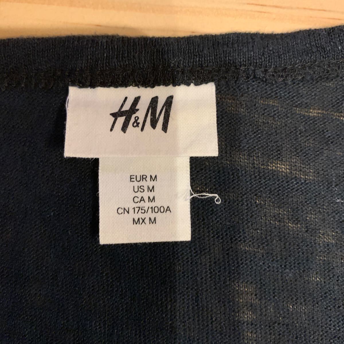 H&M リネン 半袖Tシャツ