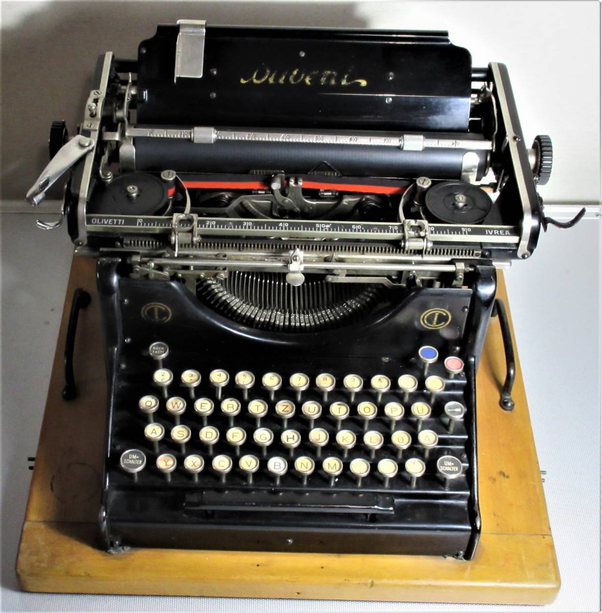 オリベッテイ・百年前のタイプライター「M20」・Olivetti 商品细节